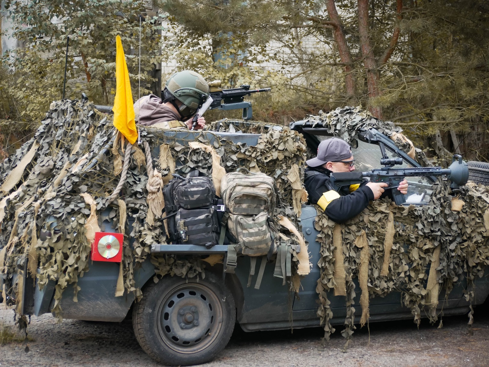 Einsatzfoto des Ford Escort im Gelände