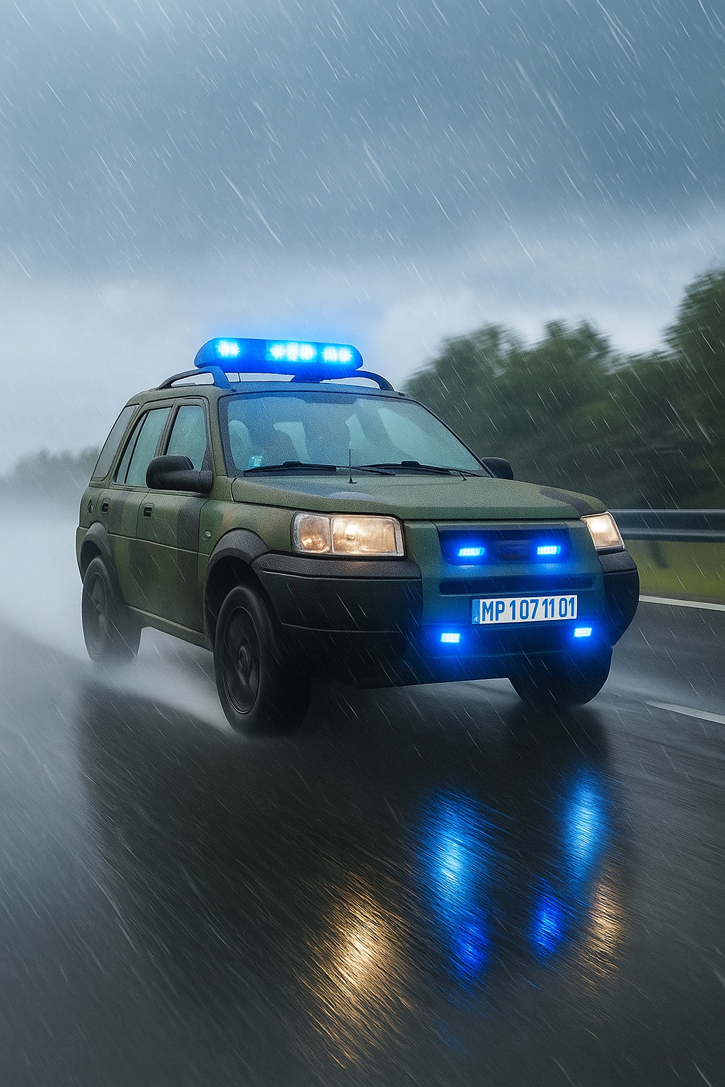 Land Rover Freelander 2 Militärpolizei-Look
